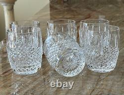 Waterford Crystal Glenmede Set of 6 Double Old Fashioned Tumbler Glasses 12 OZ