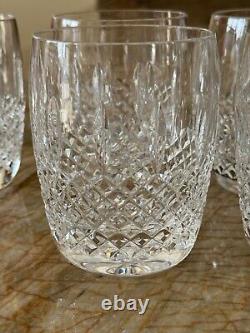 Waterford Crystal Glenmede Set of 6 Double Old Fashioned Tumbler Glasses 12 OZ