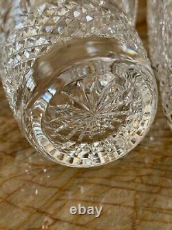 Waterford Crystal Glenmede Set of 6 Double Old Fashioned Tumbler Glasses 12 OZ