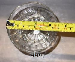 Waterford Crystal Grainne Double Old Fashioned Glass Vtg Set 2 New Old stock