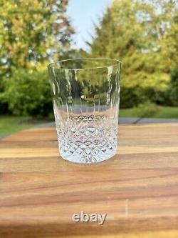 Waterford Crystal Happy Birthday Double Old Fashioned Glasses 4-3/8