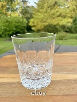 Waterford Crystal Happy Birthday Double Old Fashioned Glasses 4-3/8