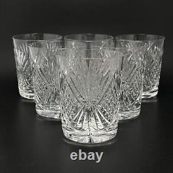 Waterford Crystal Harvest Thanksgiving Double Old Fashioned Glass Tumbler 6Pc