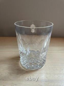 Waterford Crystal Ireland Colleen Double Old Fashioned Glass Tumbler 4 3/8'