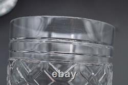 Waterford Crystal Jaipur Michael Aram Double Old Fashioned Tumbler Glasses Set 3