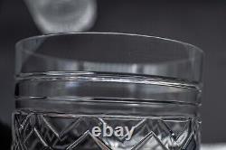 Waterford Crystal Jaipur Michael Aram Double Old Fashioned Tumbler Glasses Set 3