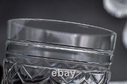 Waterford Crystal Jaipur Michael Aram Double Old Fashioned Tumbler Glasses Set 3