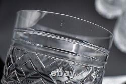 Waterford Crystal Jaipur Michael Aram Double Old Fashioned Tumbler Glasses Set 3