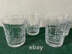 Waterford Crystal KYLEMORE Double Old Fashioned Glasses Set of 5 Free Shipping