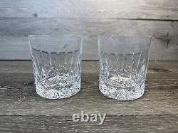 Waterford Crystal Kelsey Double Old Fashioned 3-3/4 Tall -set Of 2