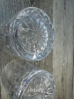 Waterford Crystal Kelsey Double Old Fashioned 3-3/4 Tall -set Of 2