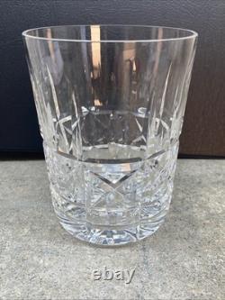 Waterford Crystal Kylemore Double Old Fashioned Glass 4 3/8 Set of 4 Withstorage