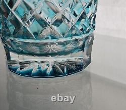 Waterford Crystal LISMORE Aqua Double Old Fashioned(s) MINT RARE