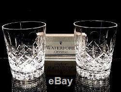 Waterford Crystal Lismore 12 oz DOF set of 2, Brand New Double Old Fashioned