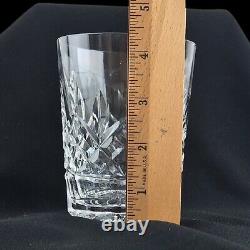 Waterford Crystal Lismore 4 Double Old Fashioned Whiskey Rocks Glass Set of 4