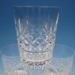 Waterford Crystal Lismore 4 Double Old Fashioned Whiskey Tumbler Glasses