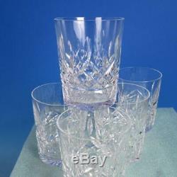 Waterford Crystal Lismore 6 Double Old Fashioned Tumblers Glasses