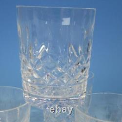 Waterford Crystal Lismore 6 Double Old Fashioned Whiskey Tumbler Glass