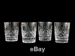 Waterford Crystal Lismore DOF Double Old Fashioned Glasses Tumblers Mint