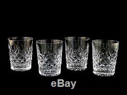 Waterford Crystal Lismore DOF Double Old Fashioned Glasses Tumblers Mint