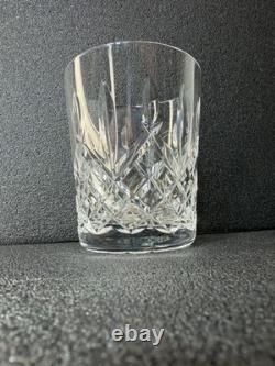 Waterford Crystal Lismore Double Old Fashion Whiskey Bourbon Glasses Set Of 4