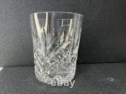 Waterford Crystal Lismore Double Old Fashion Whiskey Bourbon Glasses Set Of 4
