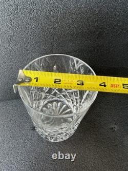 Waterford Crystal Lismore Double Old Fashion Whiskey Bourbon Glasses Set Of 4