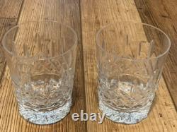 Waterford Crystal - Lismore - Double Old Fashioned Drink Glasses (2)