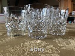 Waterford Crystal Lismore Double Old Fashioned Glasses 10 oz -Set of 6 Glasses