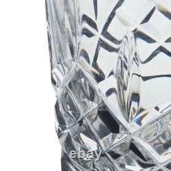 Waterford Crystal Lismore Double Old Fashioned Glasses 12 Oz Signed Set 4