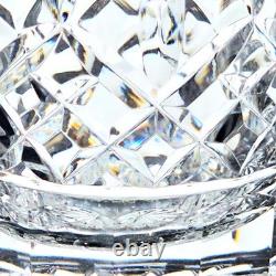 Waterford Crystal Lismore Double Old Fashioned Glasses 12 Oz Signed Set 4