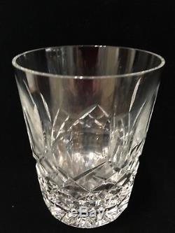Waterford Crystal Lismore Double Old-Fashioned Glasses 12 oz. Qty 4