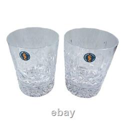 Waterford Crystal Lismore Double Old Fashioned Set of 2 NIB