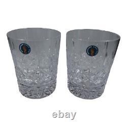 Waterford Crystal Lismore Double Old Fashioned Set of 2 NIB