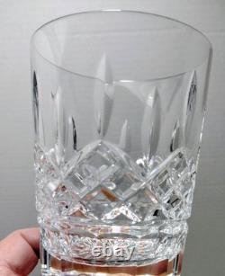 Waterford Crystal Lismore Double Old Fashioned Tumbler Glasses, SET OF 2 NEW