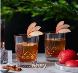 Waterford Crystal Lismore Double Old Fashioned Tumbler Glasses, SET OF 2 NEW