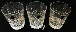 Waterford Crystal Lismore Double Old Fashioned boxed DOF Set of 3 New 12 oz