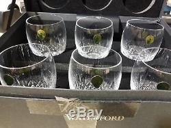 Waterford Crystal Lismore Essence Double Old Fashioned Glasses Set of 6