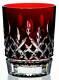 Waterford Crystal Lismore Pattern Ruby Double Old Fashioned, DOF, set/ 2