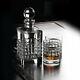 Waterford Crystal London Decanter With Pair of Double Old Fashioned Tumblers New