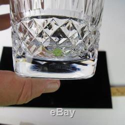 Waterford Crystal Maeve Tramore 9 Double Old Fashioned Flat Tumblers 3½