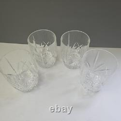 Waterford Crystal Marquis Brookside Double Old Fashioned Set Of 4 Whiskey Glass