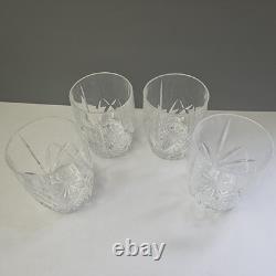 Waterford Crystal Marquis Brookside Double Old Fashioned Set Of 4 Whiskey Glass