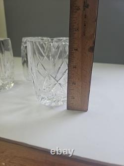 Waterford Crystal Marquis Brookside Double Old Fashioned Set Of 4 Whiskey Glass