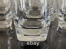 Waterford Crystal Metra Pattern Set of 8 Double Old Fashioned Glasses