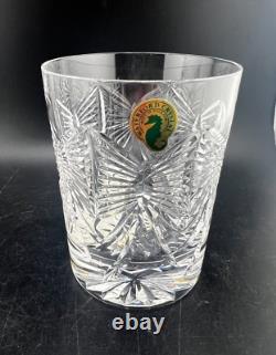 Waterford Crystal Millenium Happiness Pair Of Double Old Fashioned Glasses