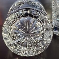 Waterford Crystal Millennium 2 Double Old Fashioned Glasses 5 Toasts Happiness