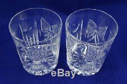 Waterford Crystal Millennium (2) Five Universal Toasts Double Old Fashioned NIB