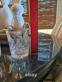 Waterford Crystal Millennium 5 Toast Double Old Fashioned Glasses