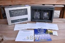Waterford Crystal Millennium Double Old Fashioned Set NIB-FIVE TOAST